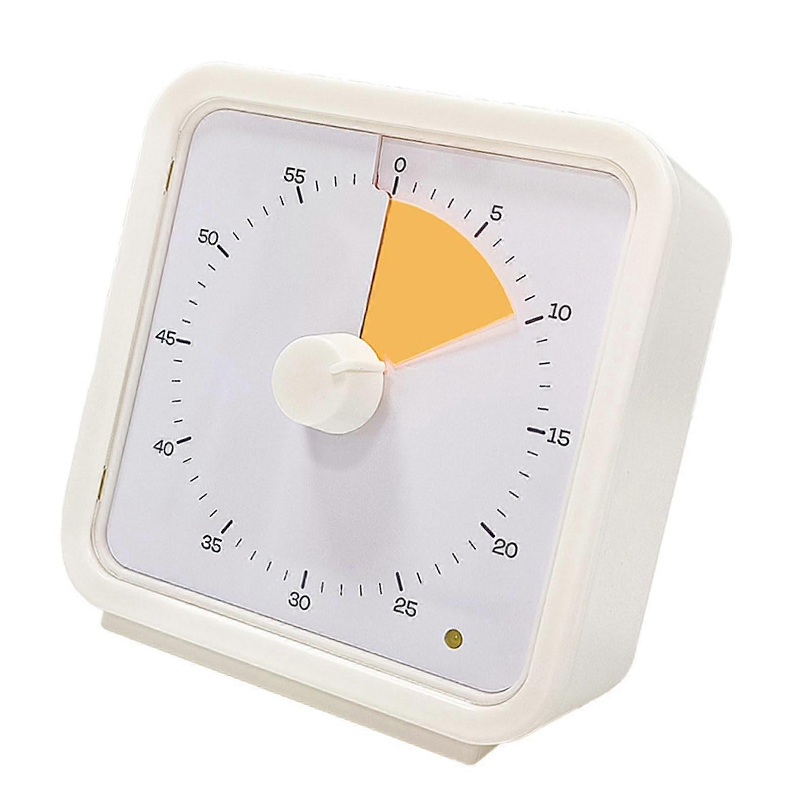 Yellow Magnetic Visual Countdown Timer with Large Clear Display for Cooking, Study, Office