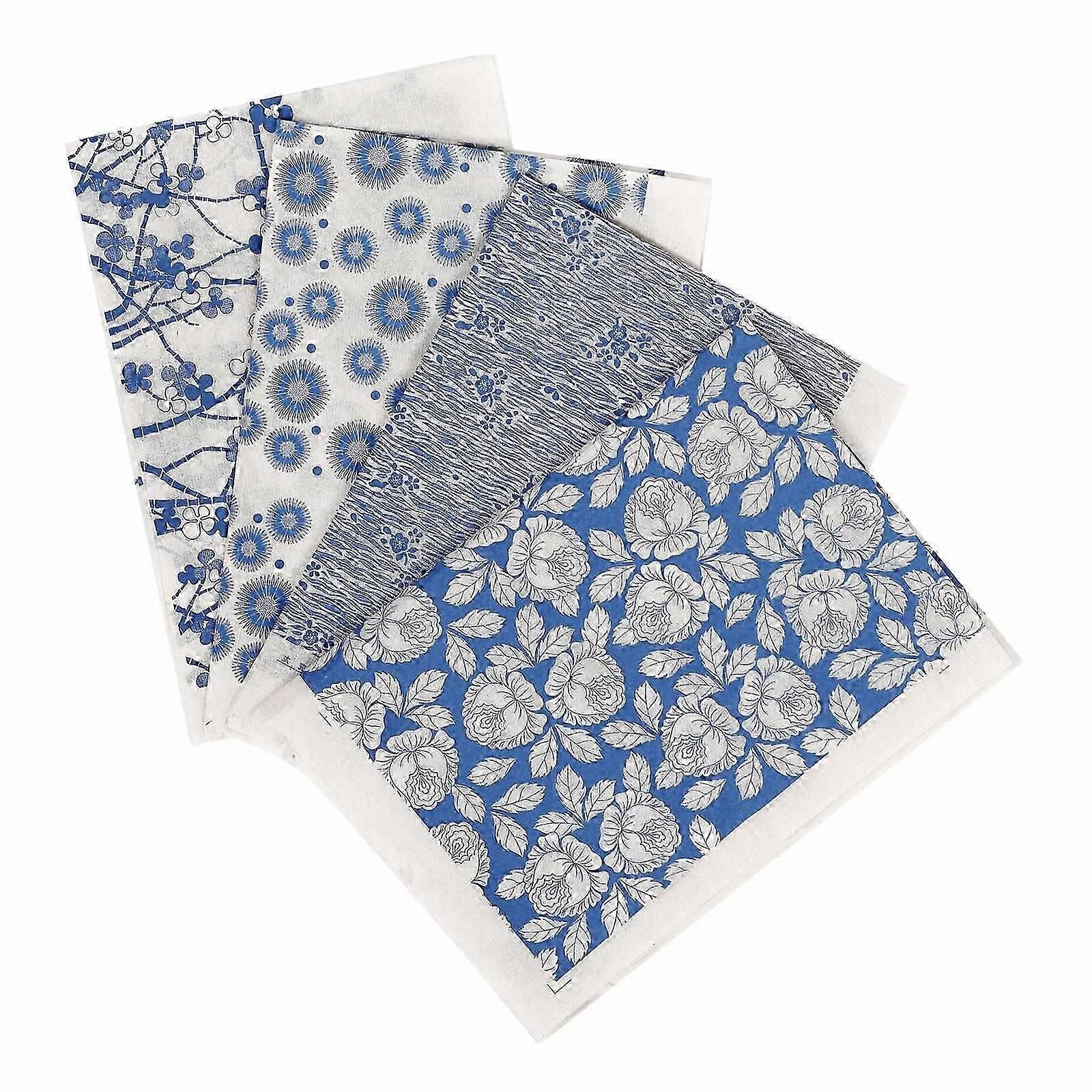 4 Sheets Decorative Pottery Underglaze Paper for Ceramic Decals and Clay Transfer