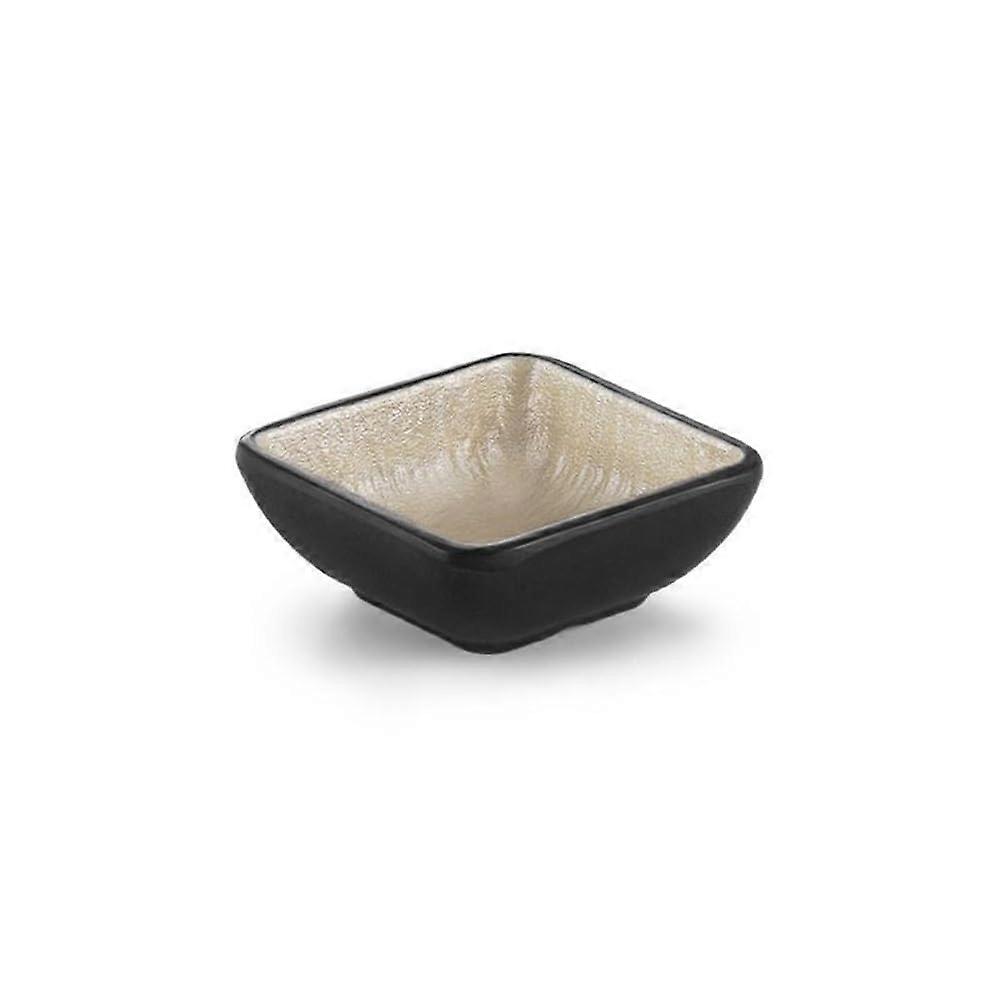 Soy Sauce Dish with  Edges, Stackable Dipping Sauce Bowl for Kitchen and Appetizers, Green