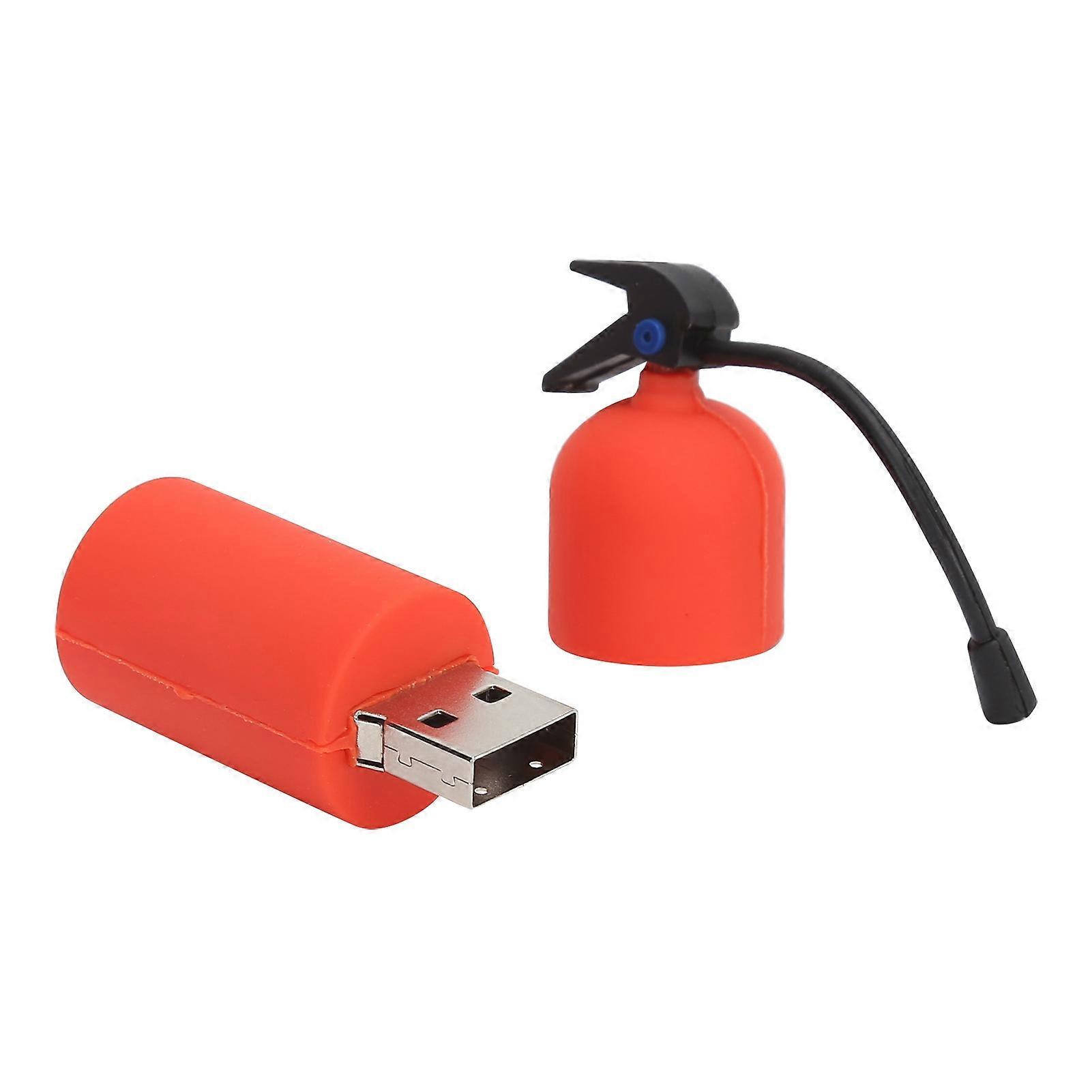 Cartoon USB Flash Drive Pendrive Fire Extinguisher Model Memory Stick U Disk Accessory32GB