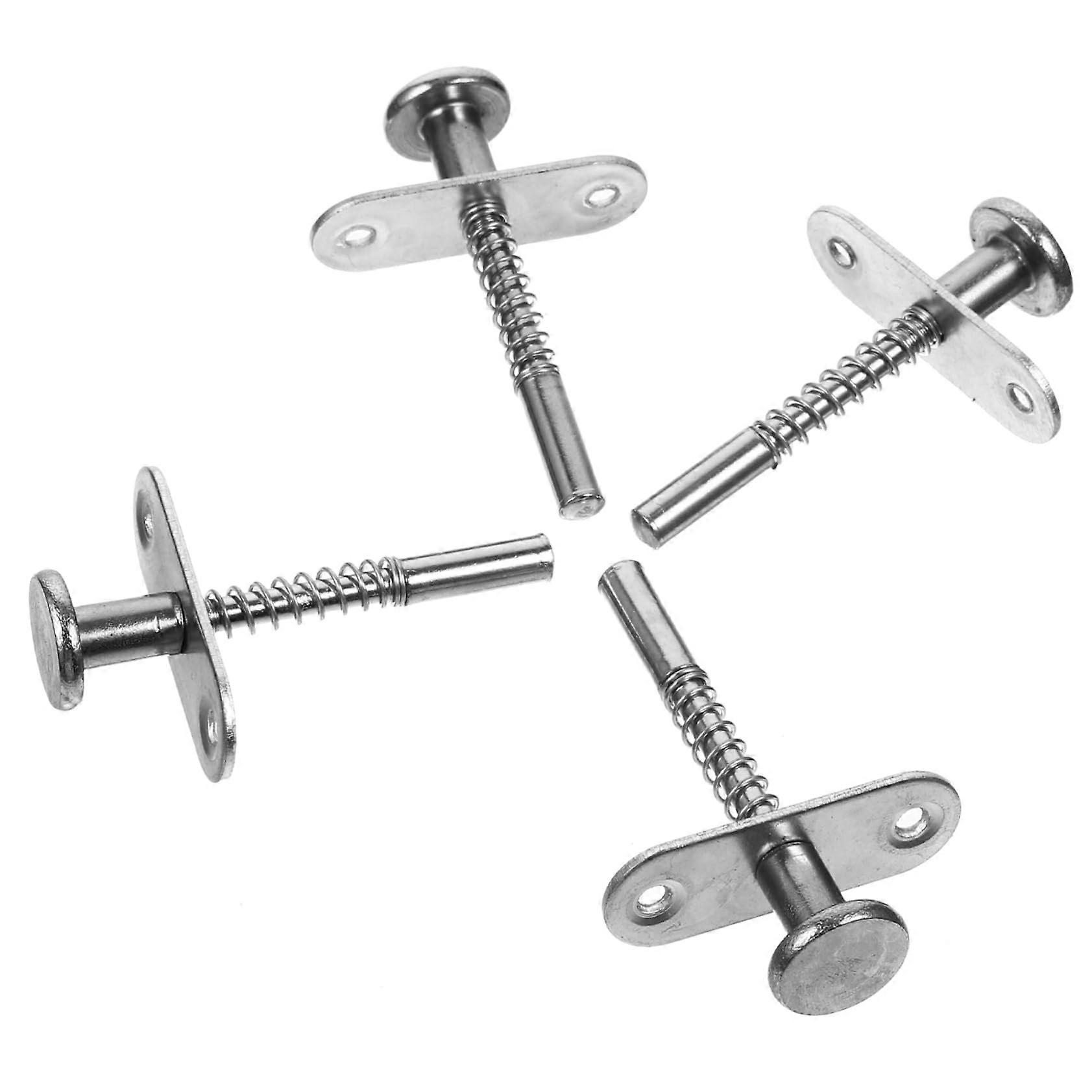 Spring Loaded Plunger Latch 8pcs Crib Latch Pins for Window Screen Cabinet Easy Install Durable