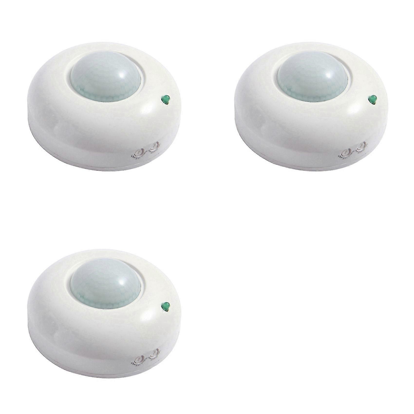 3X 360 Adjustable Ceiling Motion Sensor Detector, Occupancy Light Switch for Energy Saving and Security