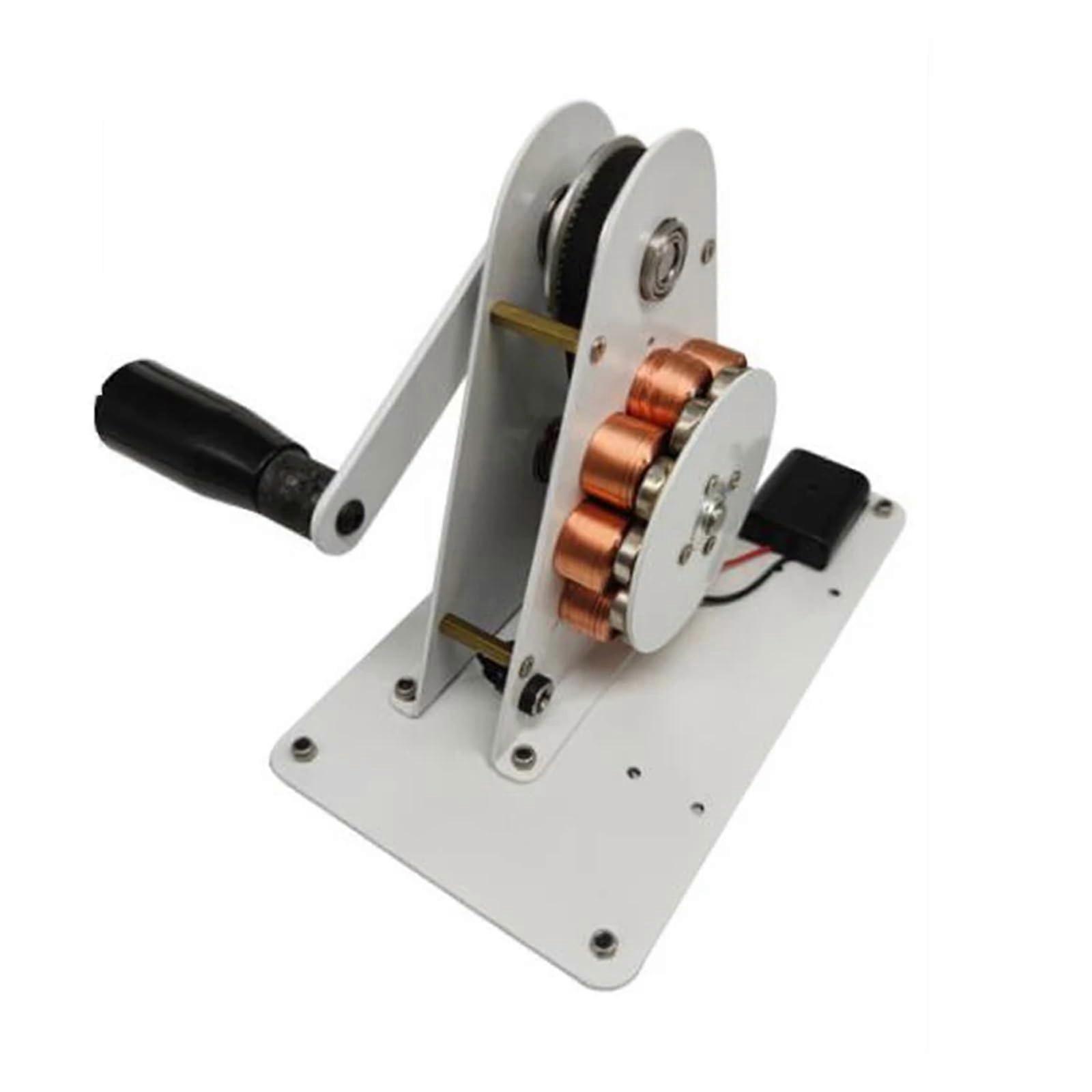 12V Small Generator 50W Power Supply for Physics Teaching and Emergency USB Charging