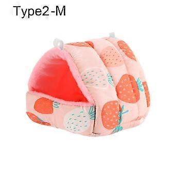 Cute Rabbit Squirrel Winter Mini Cage Small Animal Sleeping Bed Warm Mat Guinea Pig Nest Hamster House