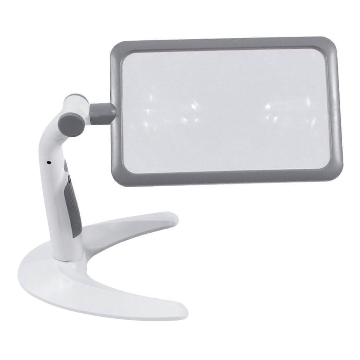 LED Magnifying Glass with Adjustable Warm and Cool Light for Reading, Crafting and Precision Work