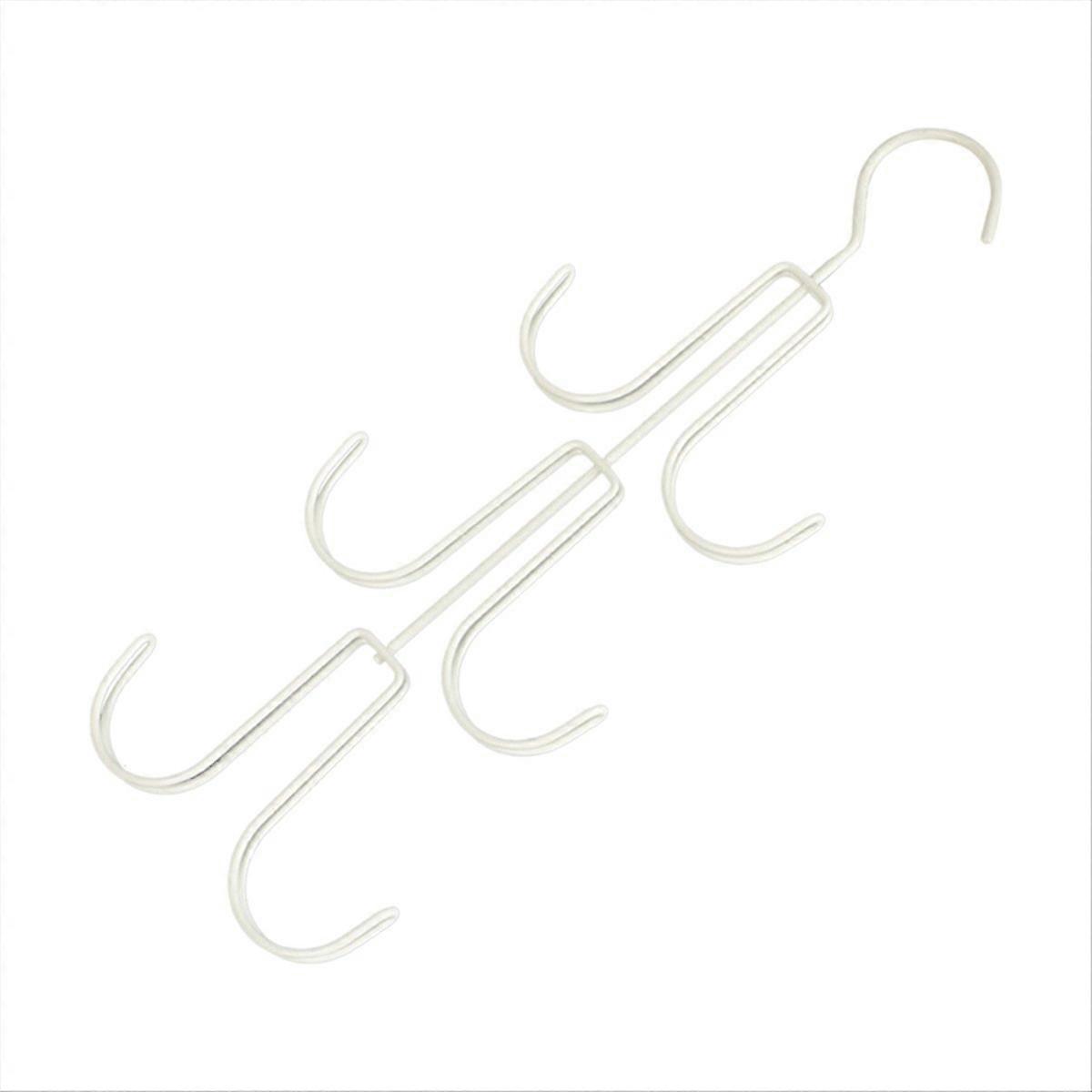 White Handbag Storage Hanger Metal Rotatable Hook