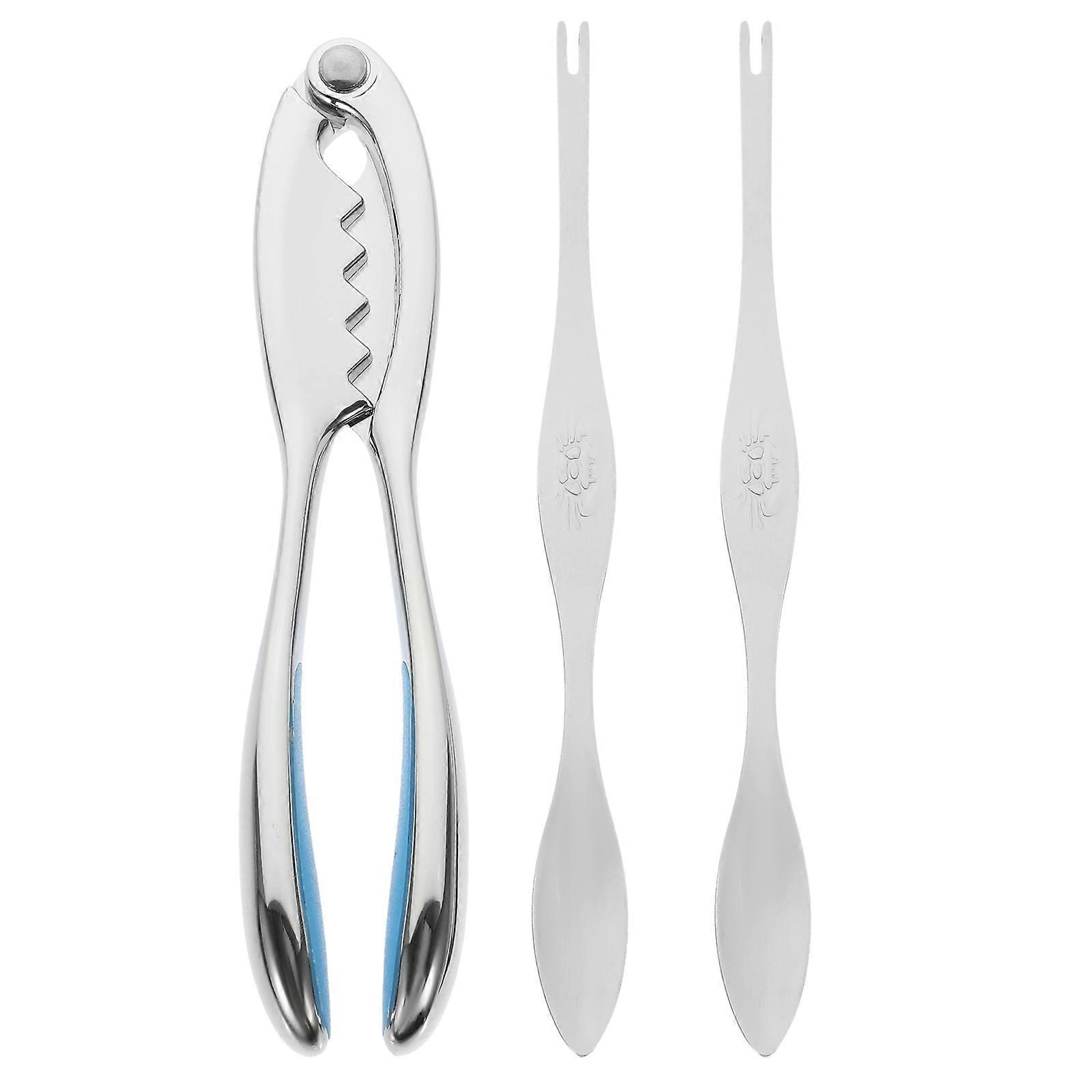 Crab Pickers Crab Needles Opening Nuts Assorted Color 16X3X1.5CM 1Set