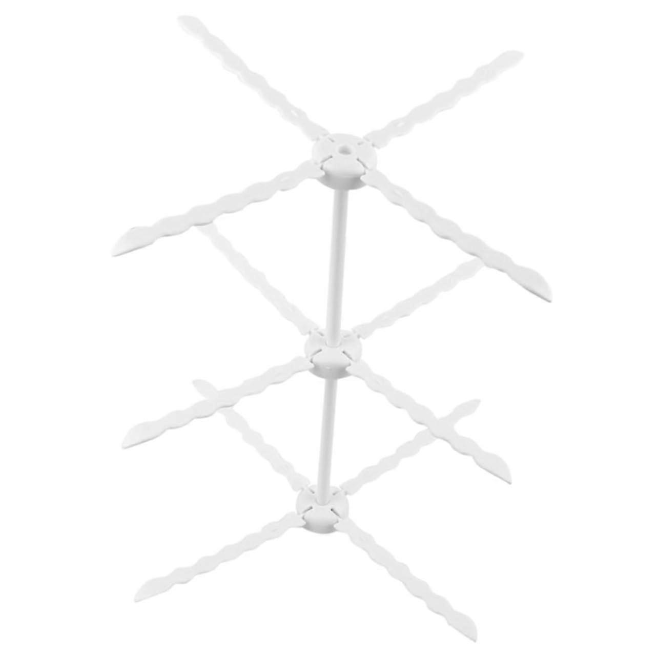 Fondant Flower Drying Rack with SpaceSaving Tiered Layout for Gum Paste Cake Decorating