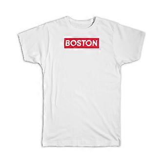 Gift T-Shirt: Massachusetts Massachusetts Red