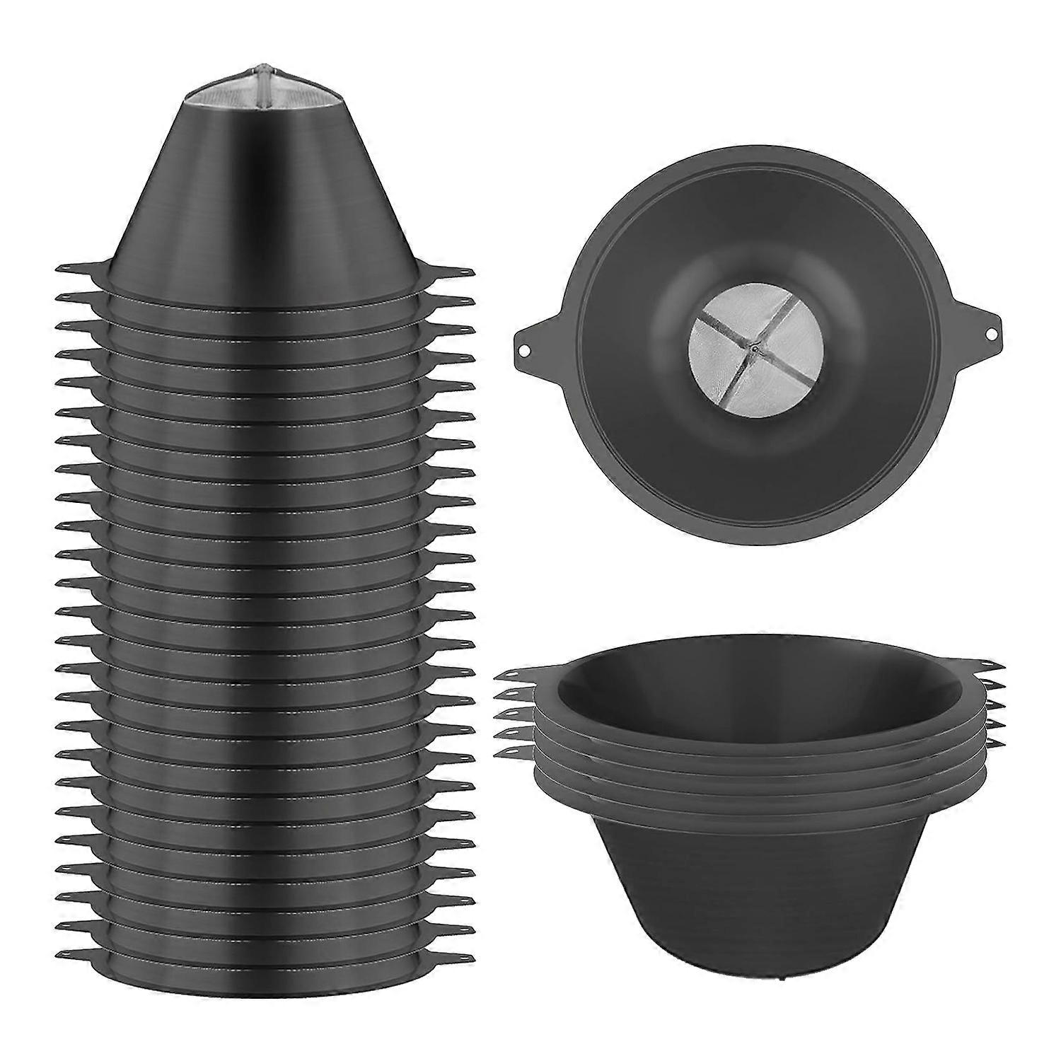 50Pcs Paint Filter,100MM Paint Filter Strainer with Fine Nylon Mesh