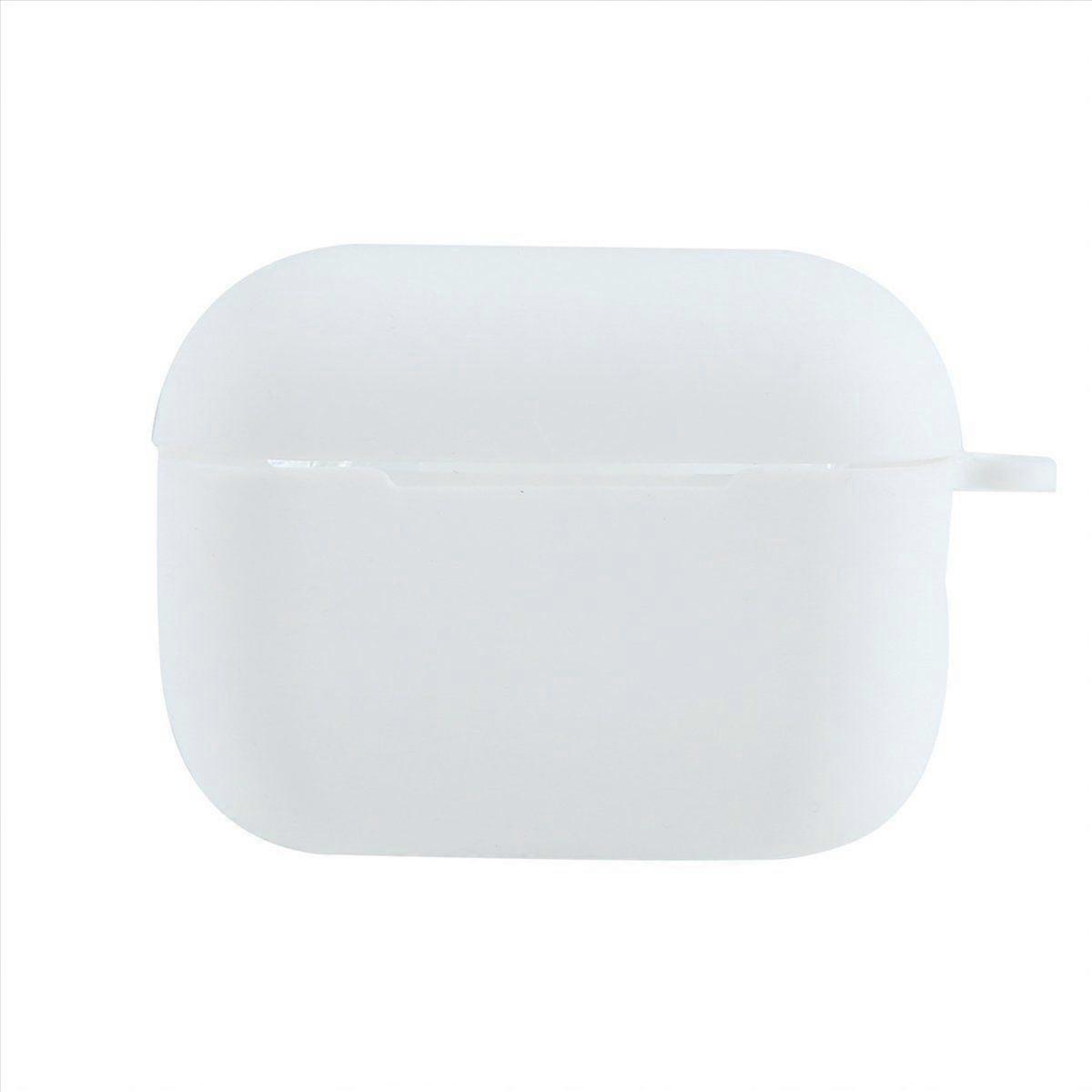 For 2 Protective Case Solid Color Bluetooth Headset Soft Case Protective Cover White