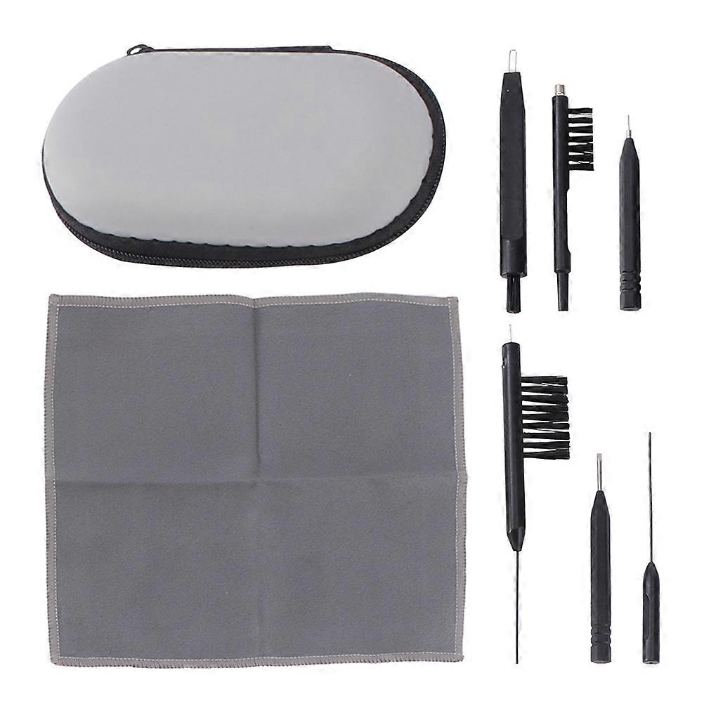 Hearing Aid Cleaner Hearing Aid Cleaning Tools for 5Sets Multi-Function Use