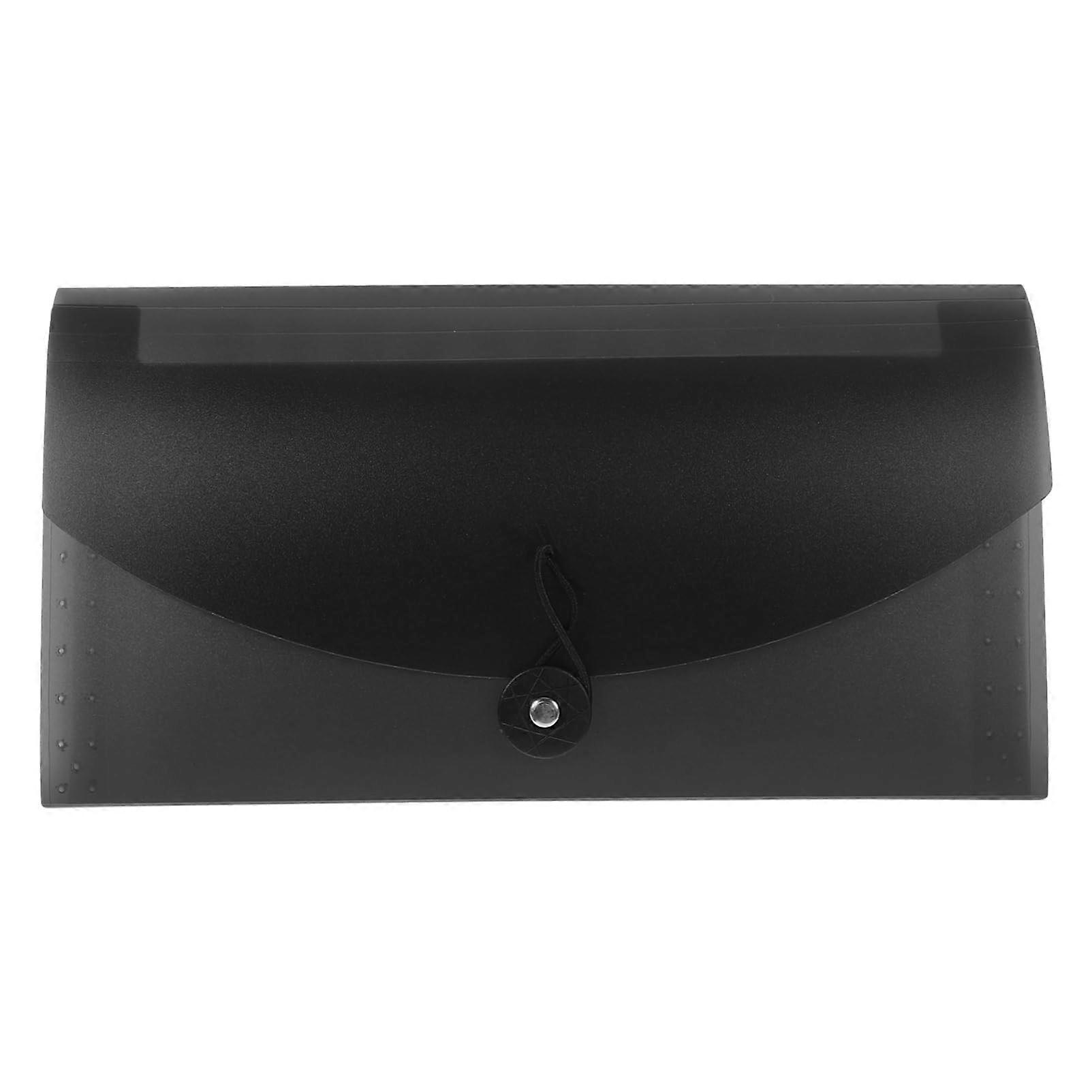 Accordion File Organizer with Secure Button Closure, MultiLayer Expanding Folder for Documents