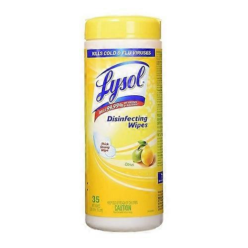 Lysol Citrus Disinfectant Wipes, 35 Count