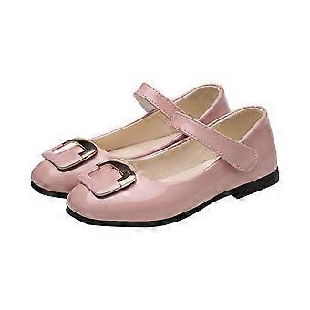 Meisjes Mary Jane ballerina's, balletschoenen voor bruiloften, feestjes en school, roze, voor peuters van 10-11 jaar