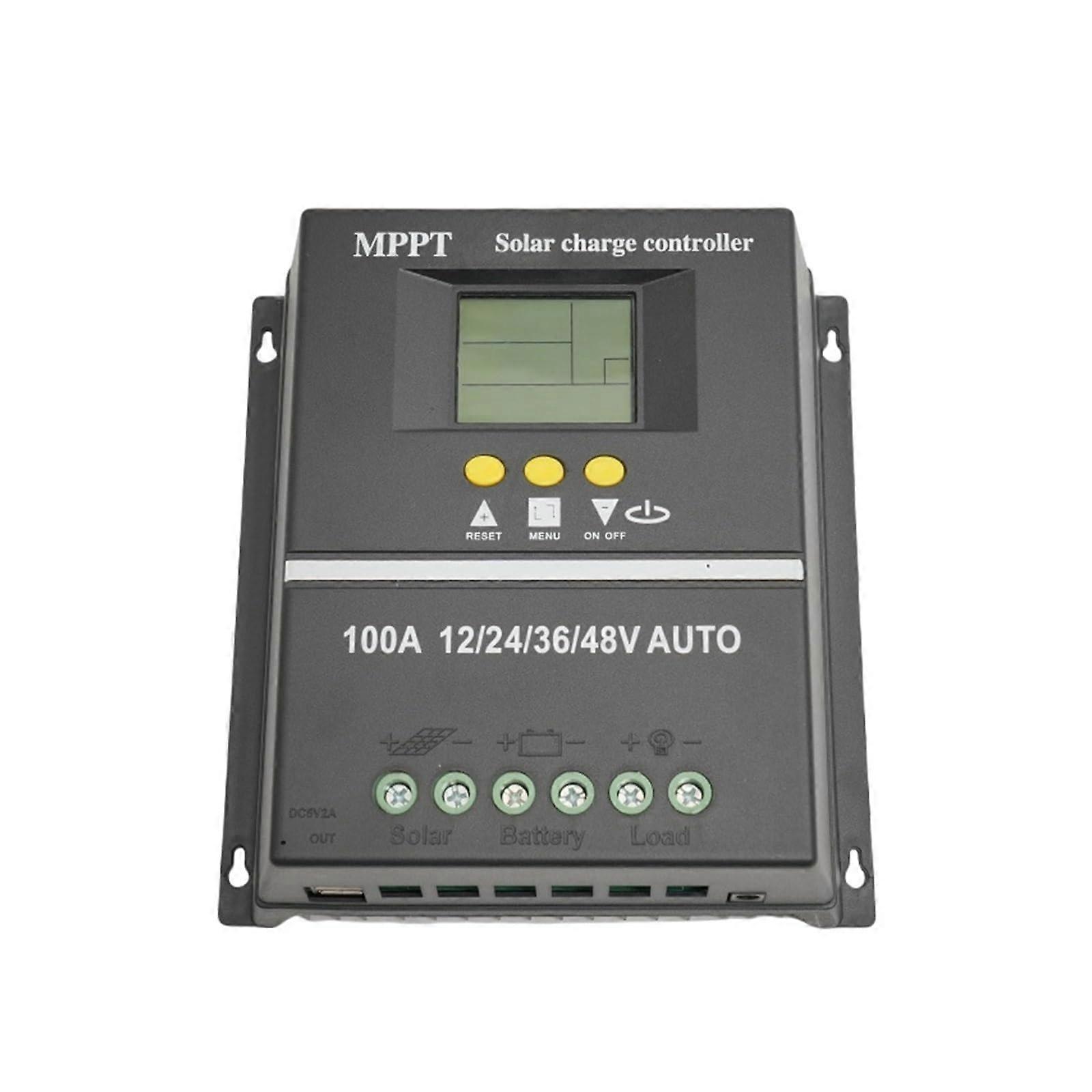 MPPT 60A Solar Charge Controller 12V 24V 48V  Current LCD Display Battery Regulator