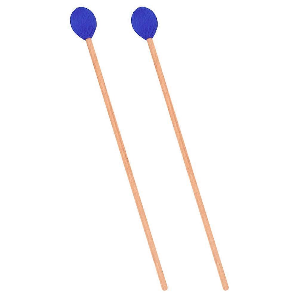 Yarn Head Marimba Mallets Performance Drumsticks for Percussion 2Pairs