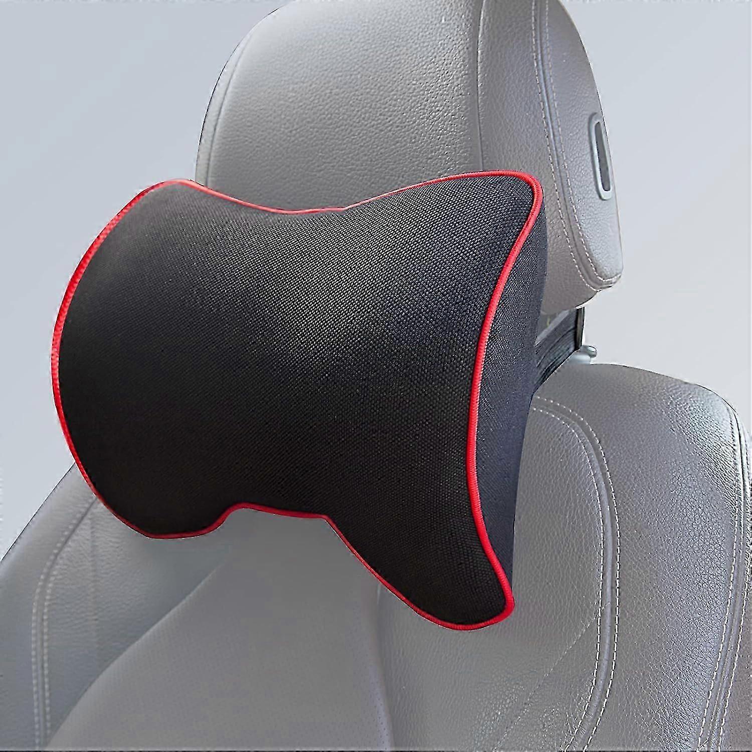 Headrest for the car, Jormftte, PVC, Black