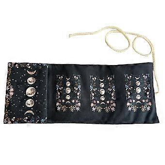 Tarot Card Storage Bag Linens Fabric Tarot Card Holder With Intricate Pattern Organizers Pouches For Mystical Enthusiasts Multicolor