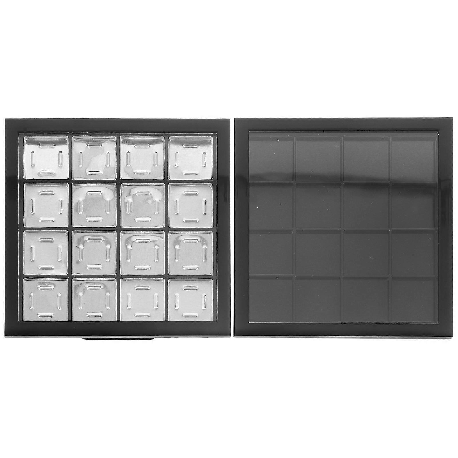 Eyeshadow Storage Tray Multi-Grid Empty Lipstick Case for Storage 2Pcs