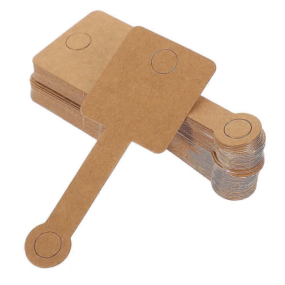 100Pcs Jewelry Display Cards for Packaging with Self-Adhesive Function
