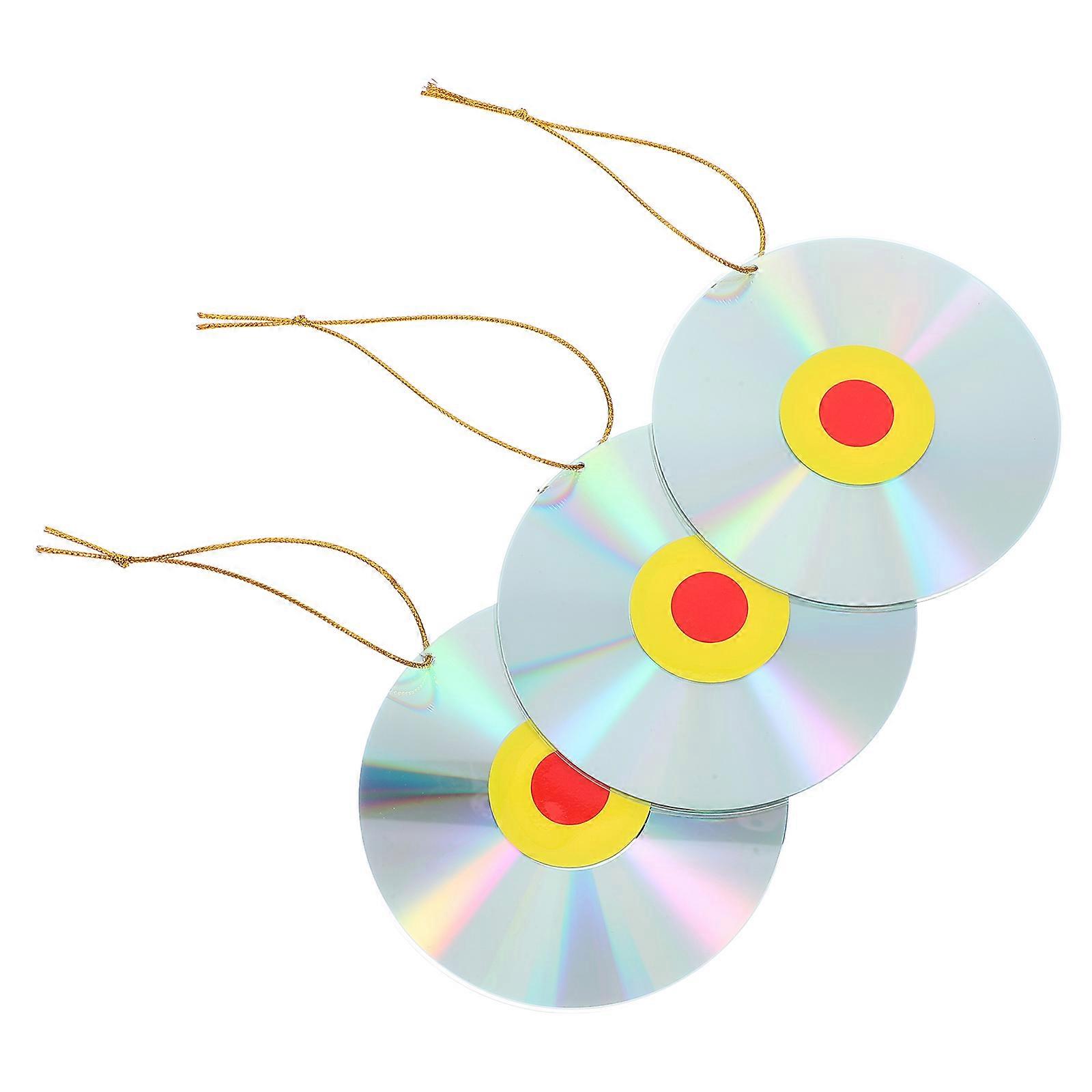 3Pcs Bird Discs for Scare Reflective Plastic Material