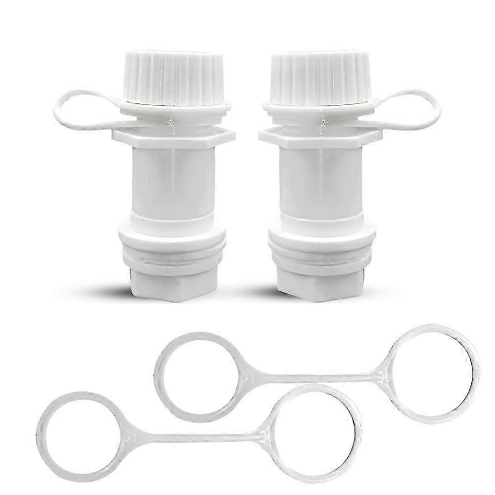 Threaded Drain Plug Replacement compatible with 50-165 Qt Cooler, Cooler Drain Plug Replacement Parts