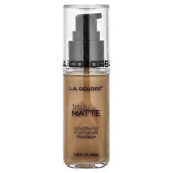 L.A. Colors, Truly Matte Foundation, CLM360 Cafe, 1.35 fl oz (40 ml), 4-Pack