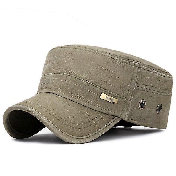 Män Bambu Bomullstyg Stor Mesh Flat Cap