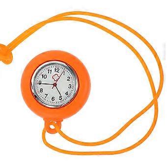 Nurse Pocket Watch Medical Hanging Watch for Nurse Use 1Pcs Orange