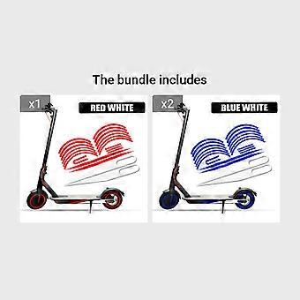 1 Set Reflective Waterproof Night Riding Warning Strips for Scooter, Light Up the Night