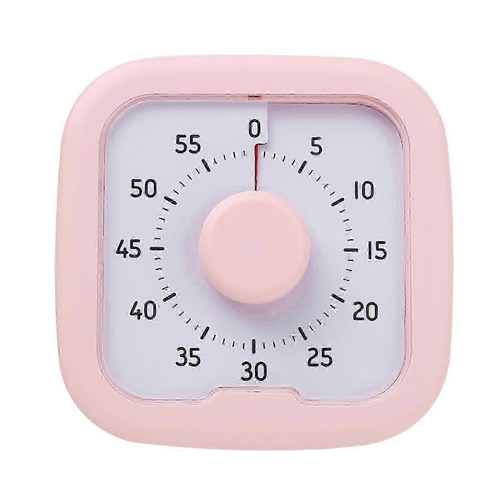 Visual Countdown Timer for Kitchen Meetings Silent Magnetic Timer Easy-to-Read Display 60 Minute Classroom Learning Timer