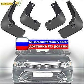 Set Molded Car Mud Flaps For Toyota Camry 2015 2016 2017 Mudflaps Splash Guards Mud Flap Front Rear Mudguards Fender Accessories