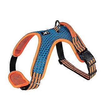 Dog Vest Harness Reflective Breathable Soft Touch Pet Puppy Traction Chest Strap For Training(size,color:xl-royal Blue)
