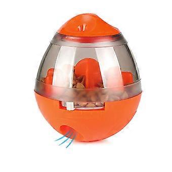Dog Wobble Treat Dispenser Ball Adjustable Red Toy