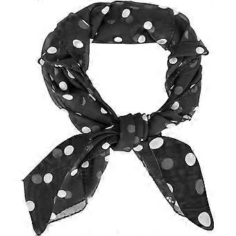 20s 50s Polka Dot Women's Scarf - 63.5 x 63.5 cm Retro Hairband Transparent Square Scarf Vintage Sca [XR]