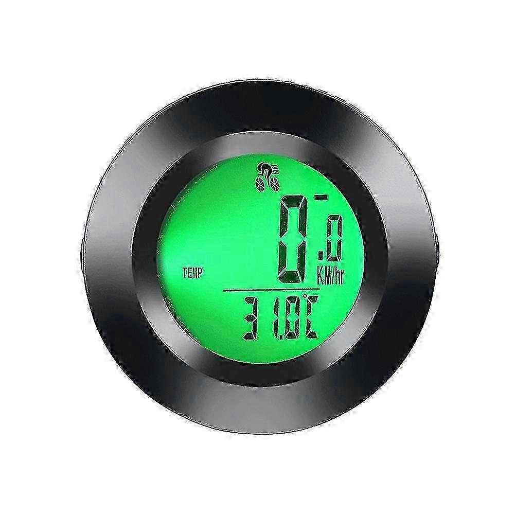 Wireless Bicycle Computer Waterproof LCD Bicycle Speedometer Black