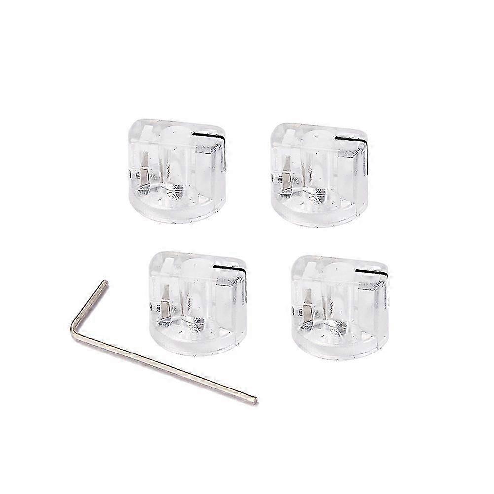 4pcs Guitar AMP Amplifier Knob Effect Pedal Knobs Pointer Knob Volume Control Knob with Wrench GD68