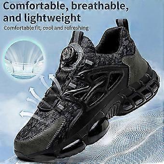 Drehknopf Neue Sicherheitsschuhe Männer Anti-Smash Anti-Pannen Arbeitsschuhe Mode Männer Sportschuhe Sicherheit Schutzstiefel Männer