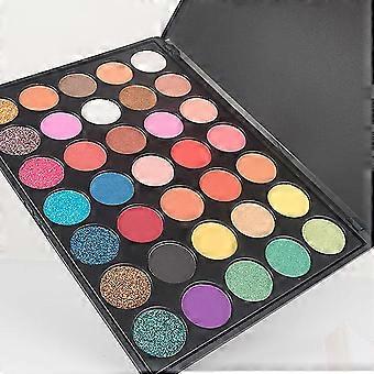 35-Color Eye Shadows Palettes with Pearl/Sequins/Matte Professional Waterproof Eye Makeup for Party Daily