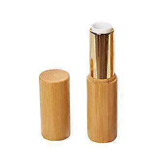 DIY Bamboo Lipstick Tube in Golden for Easy Lip Balm Application