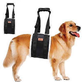Adjustable Portable Dog Assistance Strap Oxford Cloth Soft Handle Pet Walking Aid for Outdoor Travel