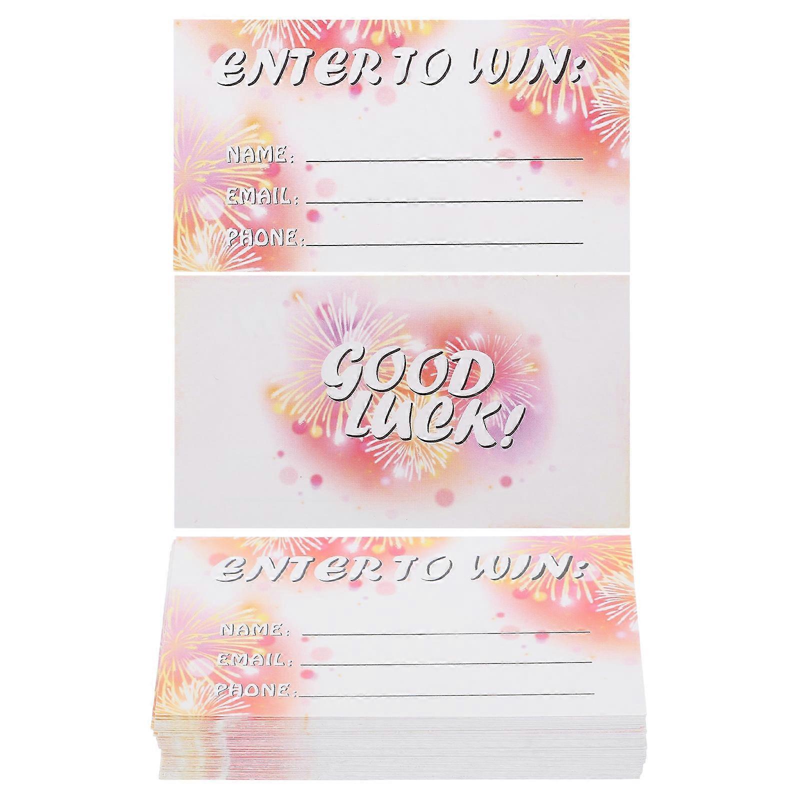Blank Raffle Ticket Sheets for Multi-Use Event Voting 100Sheets