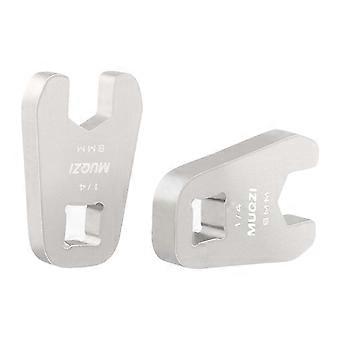 Professional Cycling Tool 2-Pack Crowfoot Nut Wrench for Bike Brake Fittings