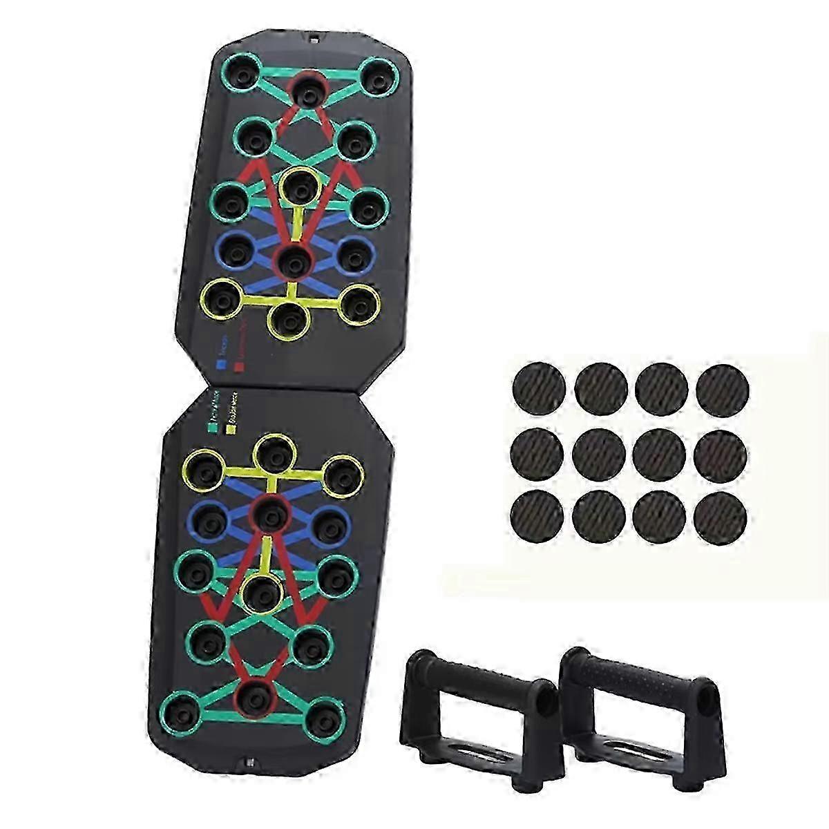 Push-up board portable folding compatible with home workouts