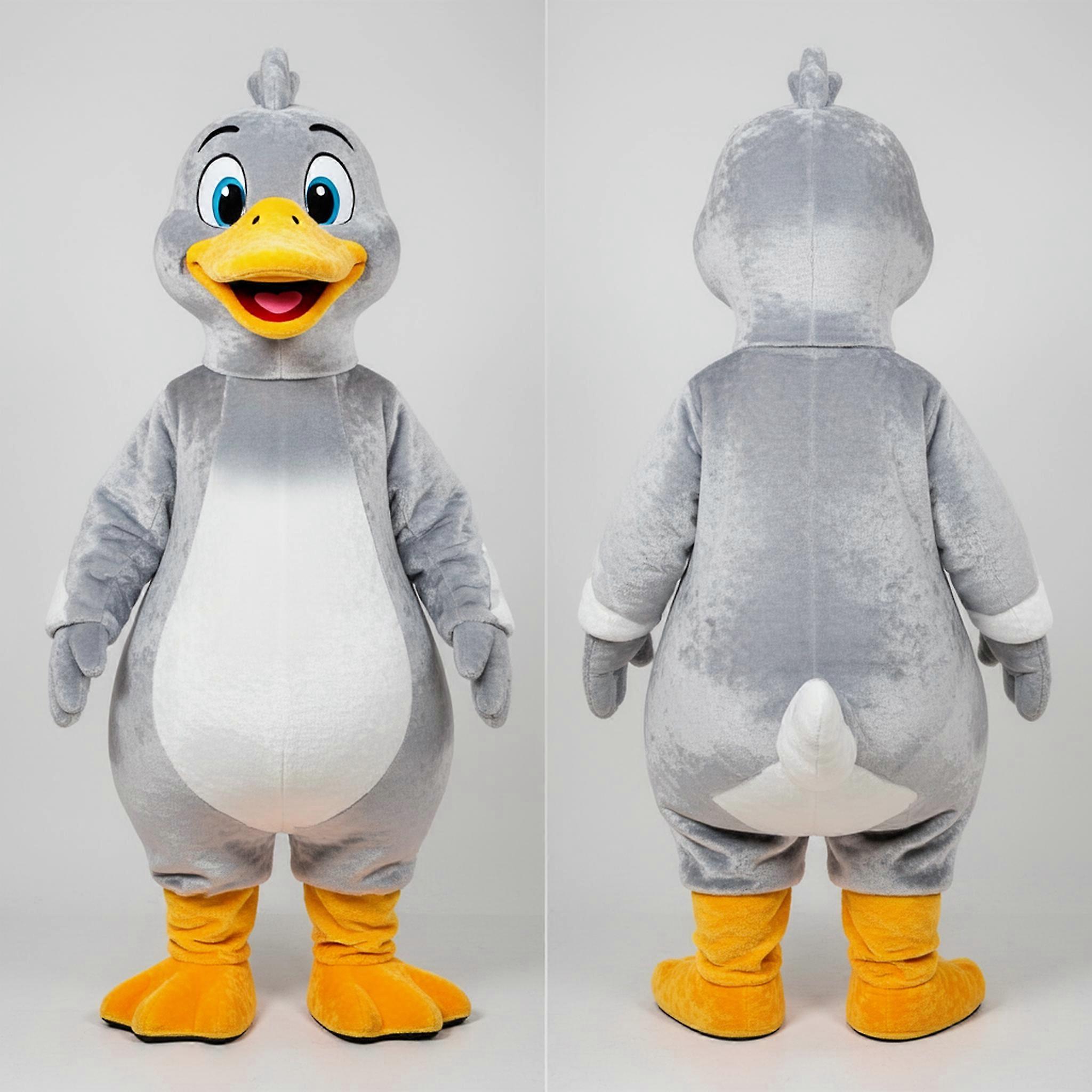 MASTICOT Silver Sleek Geese Mascot