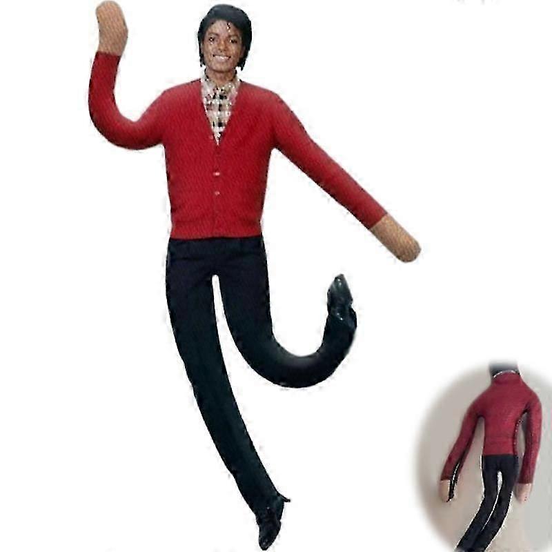 Funny MJ Michael Jackson Bendable Poseable Plush Abstract Doll Fan Gift-28cm