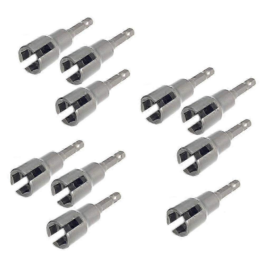 Hurricane Shutter Drill Bit,Wing Nut Drill Bit,Wingnut Socket,Power Wing Nut Driver Set,1/4inch Hex Shank for Panel Nuts