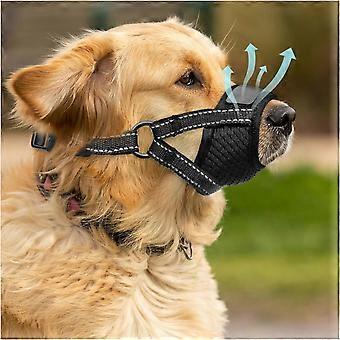 Dog Muzzle Medium Sized Dogs - Soft Muzzle for Medium Sized Dog with Air Mesh | Adjustable Dogs Muzzles to Stop Biting Barking and Chewing that All
