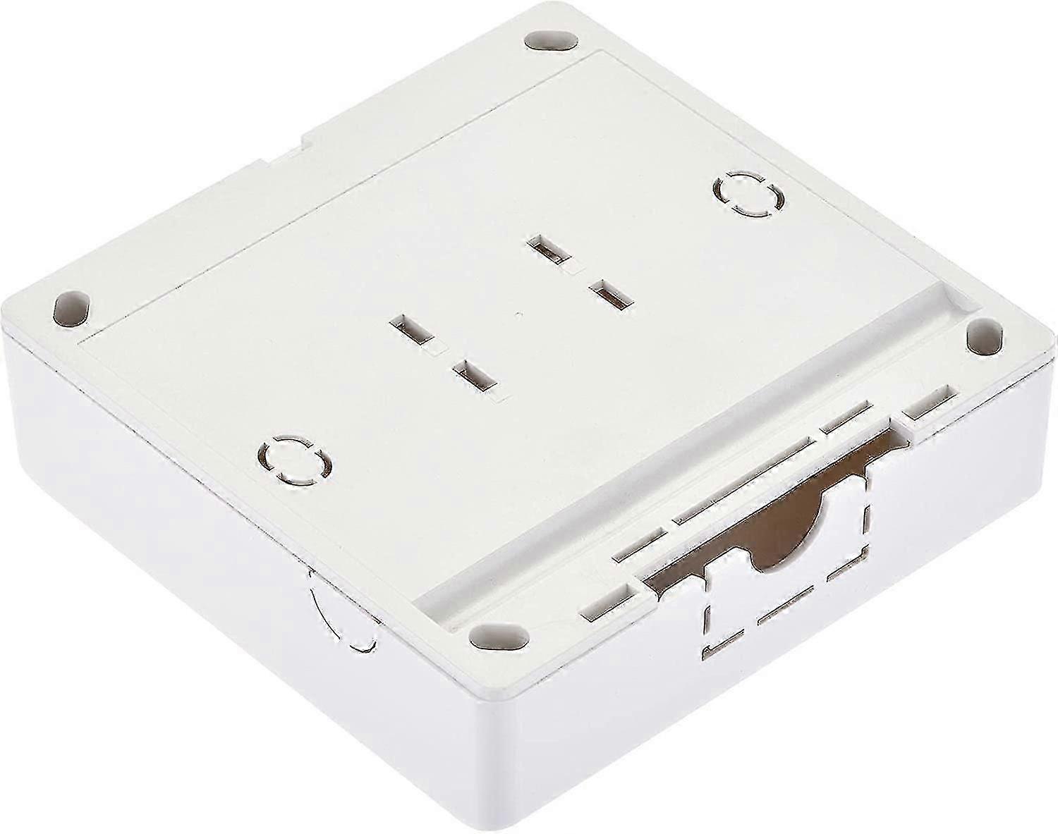 Sourcing Map Push To Exit Push Button Release Switch Door Access Control System Pc Panel 86mmx86mm 12v 3a White 2pcs